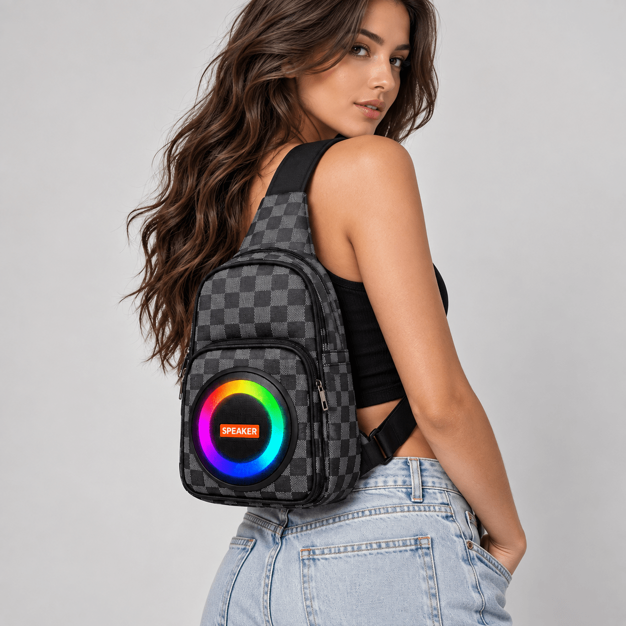 borsa monospalla con speaker bluetooth 3 borsa monospalla con speaker bluetooth 3